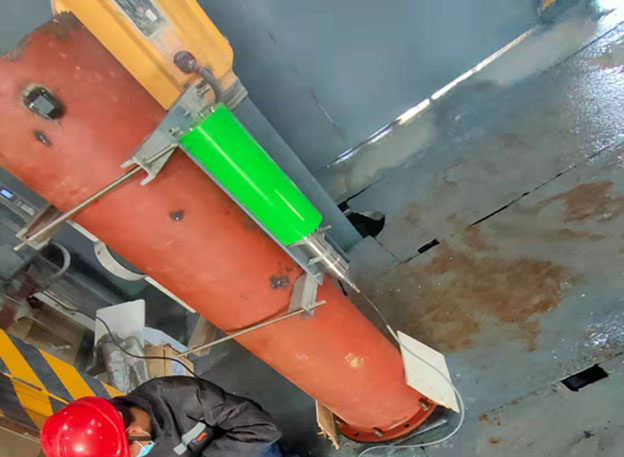 Na-22放射性儀表金礦旋流器上管道測(cè)量濃度工況(圖1)