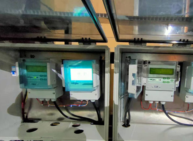 Na-22放射性儀表金礦旋流器上管道測(cè)量濃度工況(圖3)