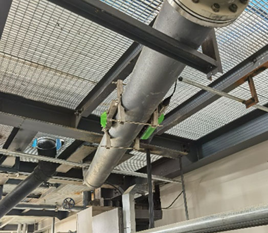 Na-22放射性儀表 金礦溢流管道密度測(cè)量現(xiàn)場(chǎng)案例(圖2)