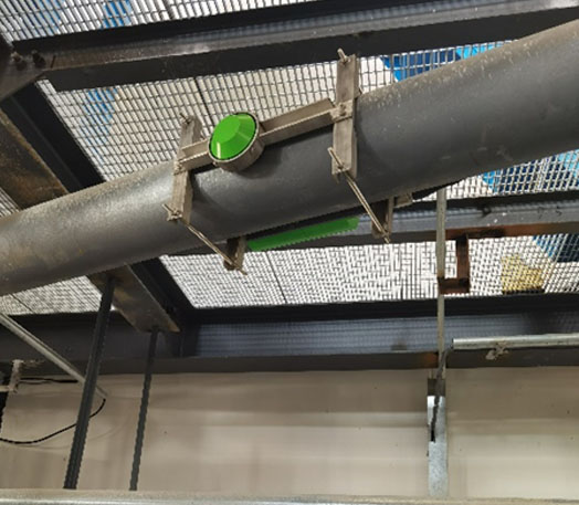 Na-22放射性儀表 金礦溢流管道密度測(cè)量現(xiàn)場(chǎng)案例(圖3)