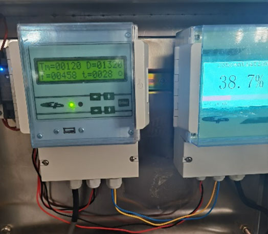 Na-22放射性儀表 金礦溢流管道密度測(cè)量現(xiàn)場(chǎng)案例(圖4)