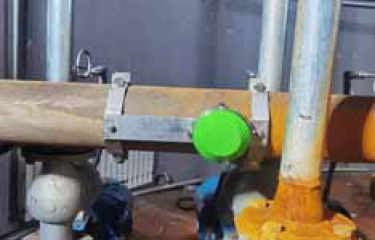 Na-22放射性?xún)x表充填尾砂管道砂漿濃度測(cè)量案例